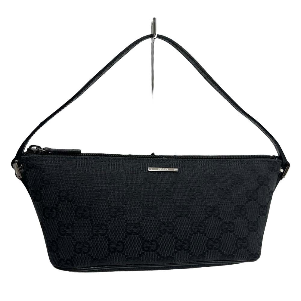 Gucci GG Handbag Black Canvas